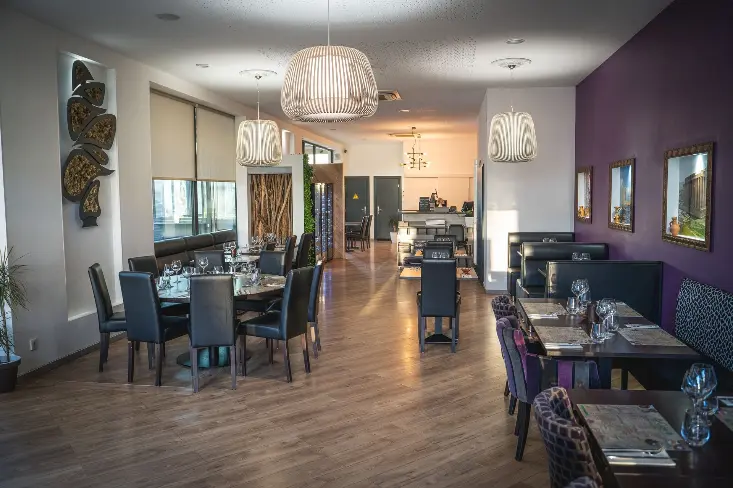 Intérieur du restaurant Le Cèdre