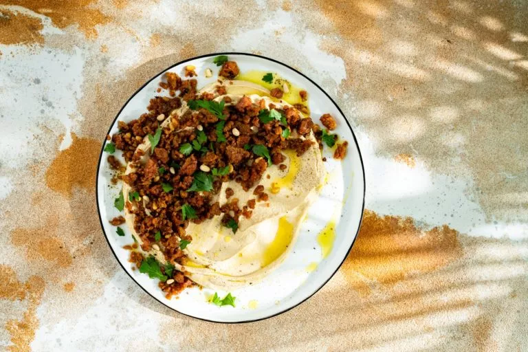 Houmous à la viande